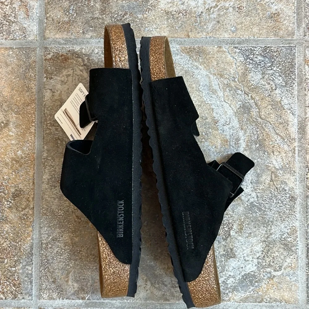 Birkenstock Arizona Soft Footbed Suede Leather Sandals Size 12 NWT